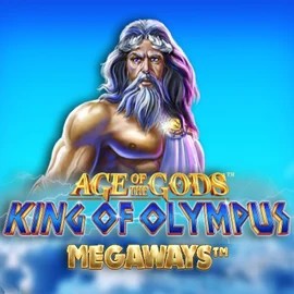Age Of The Gods: King of Olympus Megaways online game logo by Origins on stonevegass.es