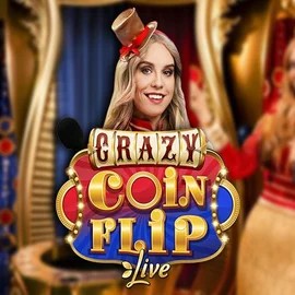 Crazy Coin Flip game by Evolution – logo hosted on Stonevegas Casino