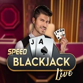 Official Live Casino logo: Speed Blackjack by Pragmatic Play at Stonevegas Casino