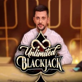 Unlimited Blackjack logo by Ezugi at Stonevegas Casino